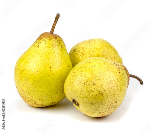pears isolated on white background!