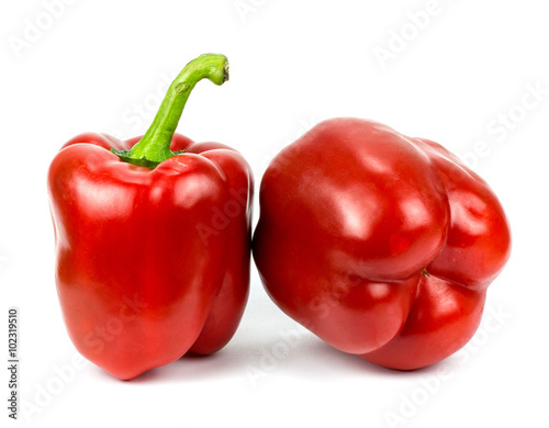 red pepper isolated on white background © Kunz Husum