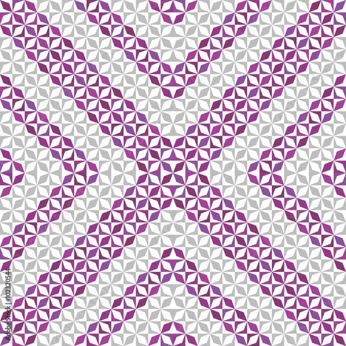 Pink Geometric Retro Seamless Pattern