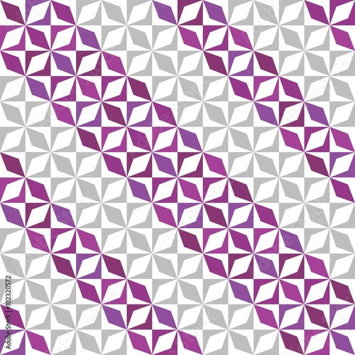 Pink Geometric Retro Seamless Pattern