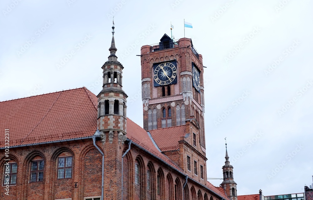 Fototapeta premium Old Town Hall in Torun