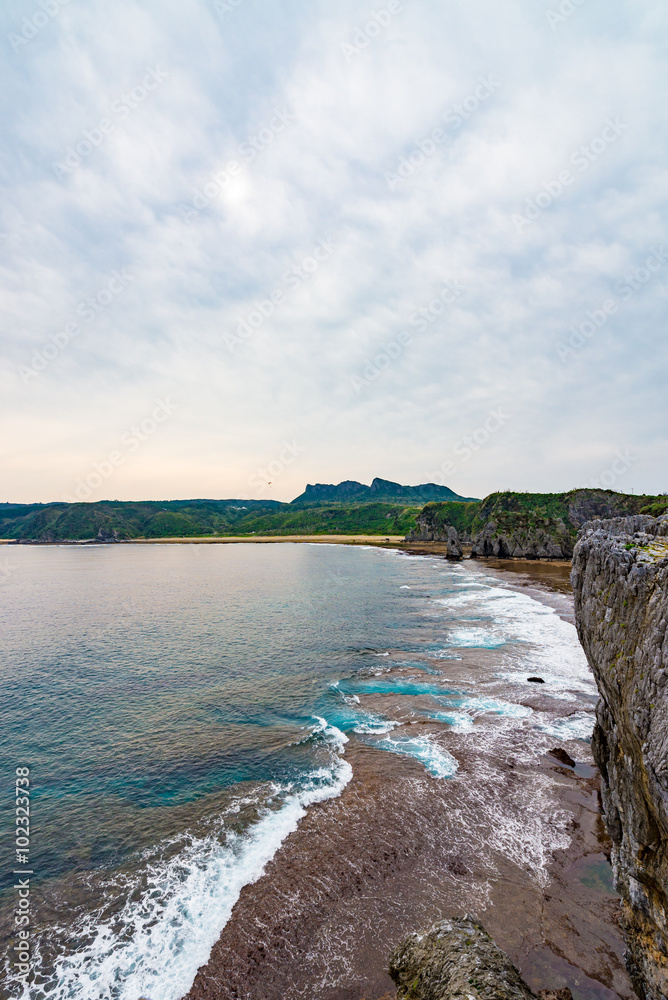 Sea, coast, cliffs, seascape. Okinawa, Japan, Asia.
Sea, coast, cliffs, seascape. Okinawa, Japan, Asia.