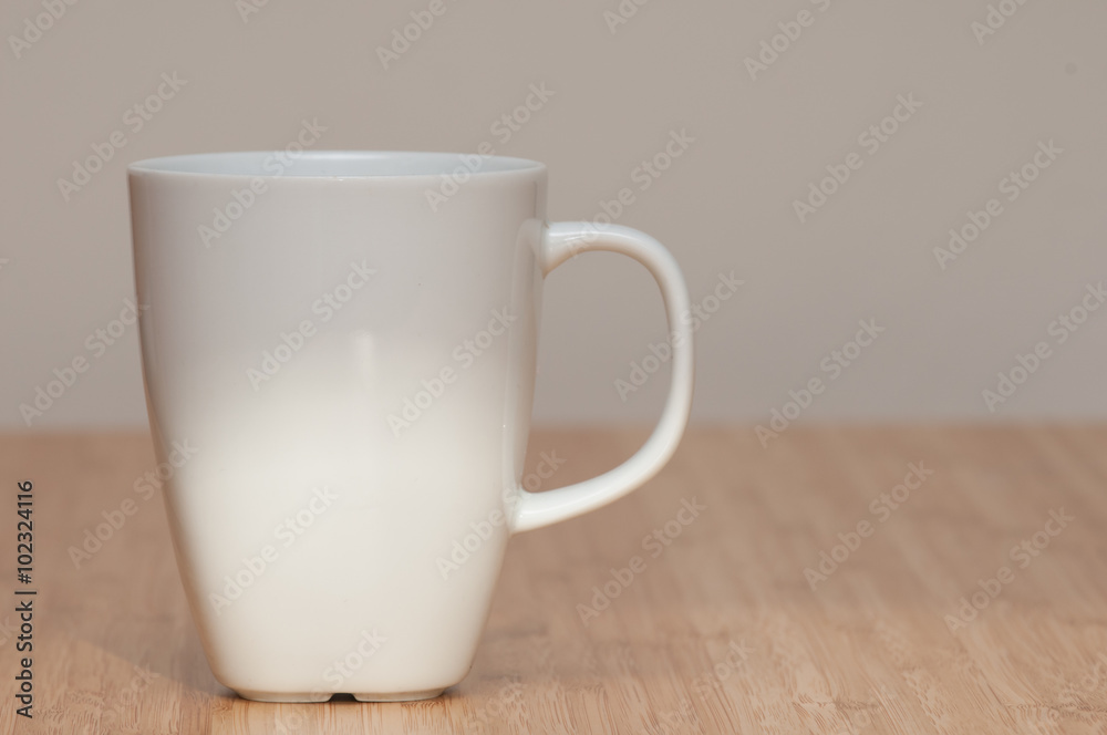 Obraz premium white coffee mug