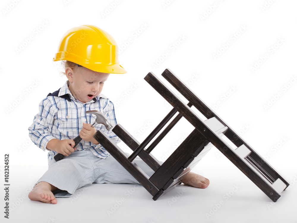 boy repairs wooden chair boy repairs wooden chair