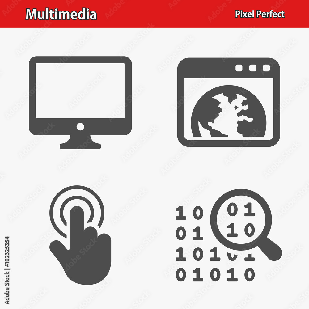 Multimedia Icons. Professional, pixel perfect icons optimized for both large and small resolutions. EPS 8 format. Multimedia Icons. Professional, pixel perfect icons optimized for both large and small resolutions. EPS 8 format.