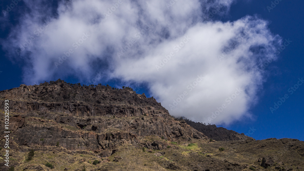 Beeindruckende Felslandschaft im Landesinneren der Kanareninsel Gran Canaria