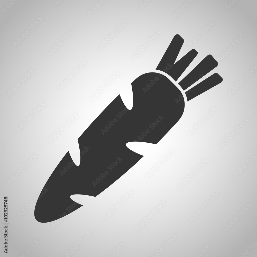 Obraz premium carrot icon