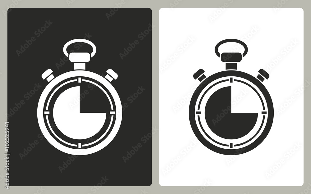 Stopwatch - vector icon. Stopwatch - vector icon.