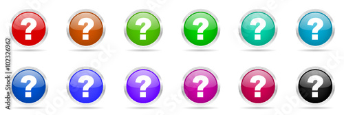 colorful vector web icon set