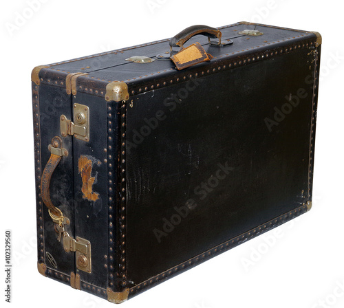 Old suitcase - wardrobe from the early 20th century.