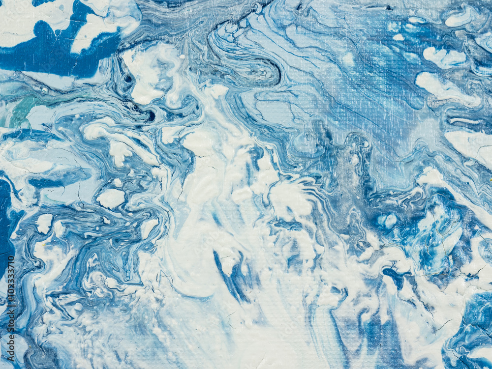 Fototapeta premium Blue marble texture.