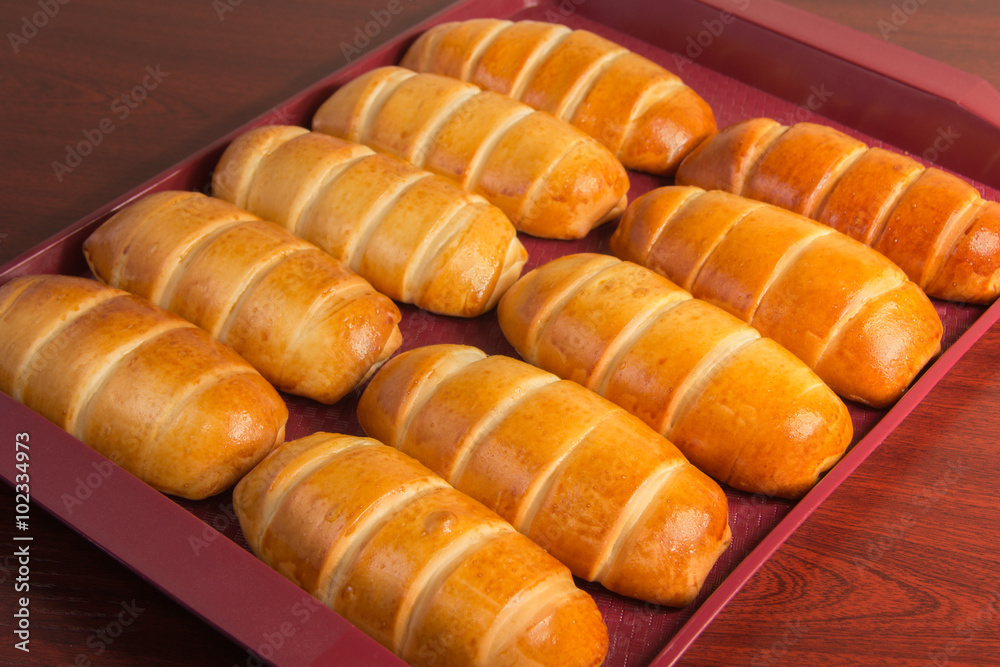 Bakery products. Golden brown cakes, and all Russian belyashi ru Bakery products. Golden brown cakes, and all Russian belyashi ru