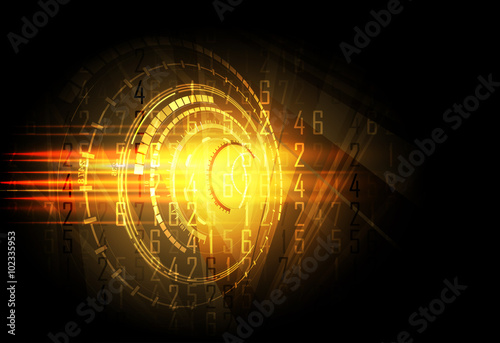 Futuristic light technology background