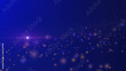 Wallpaper Mural Moving particles blue background, Light ray effect. UHD 4k 3840x2160.
 Torontodigital.ca