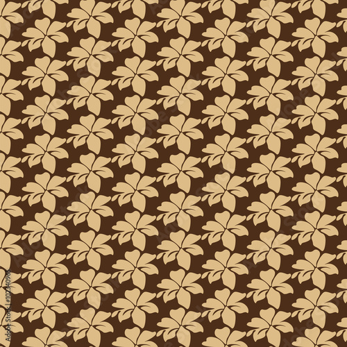 Natural floral ornament. Vector