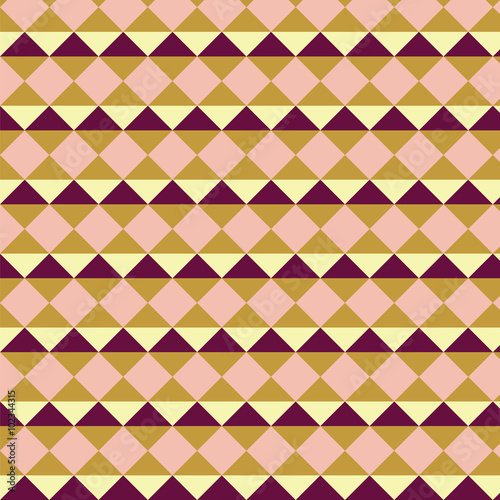 Geometric retro vintage pattern background. Vector
