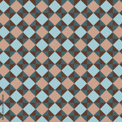 Geometric retro vintage pattern background. Vector