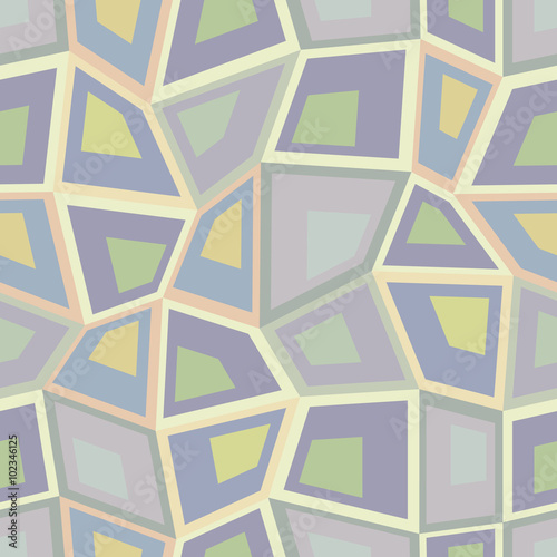 Seamless abstract background of geometric shapes.