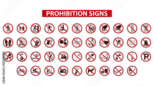 señales de prohibicion