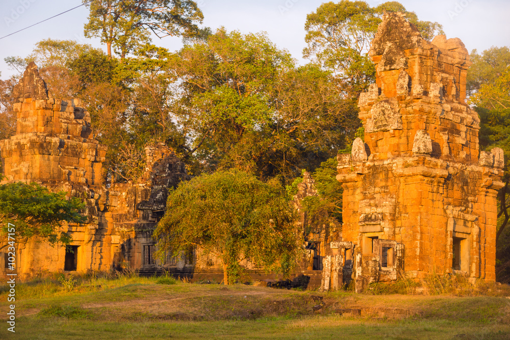 North Khleang towers in Angkor Thom complex
