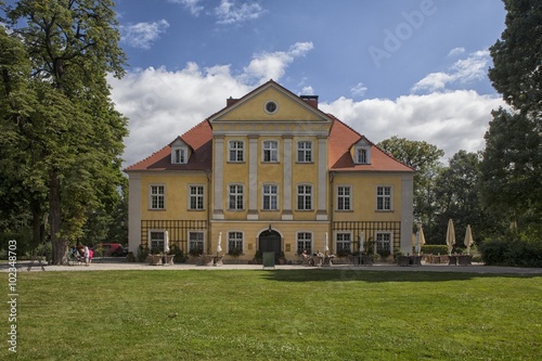 Palace in Lomnica, Lower Silesia in Poland