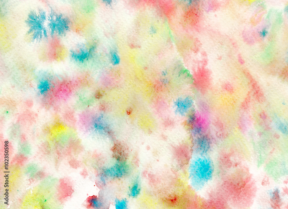 wet colorful watercolor background