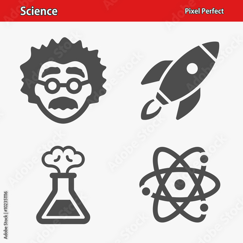 Science Icons. Professional, pixel perfect icons optimized for both large and small resolutions. EPS 8 format.