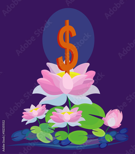 Dollar.All elements are in separate layers color can be changed easily.

