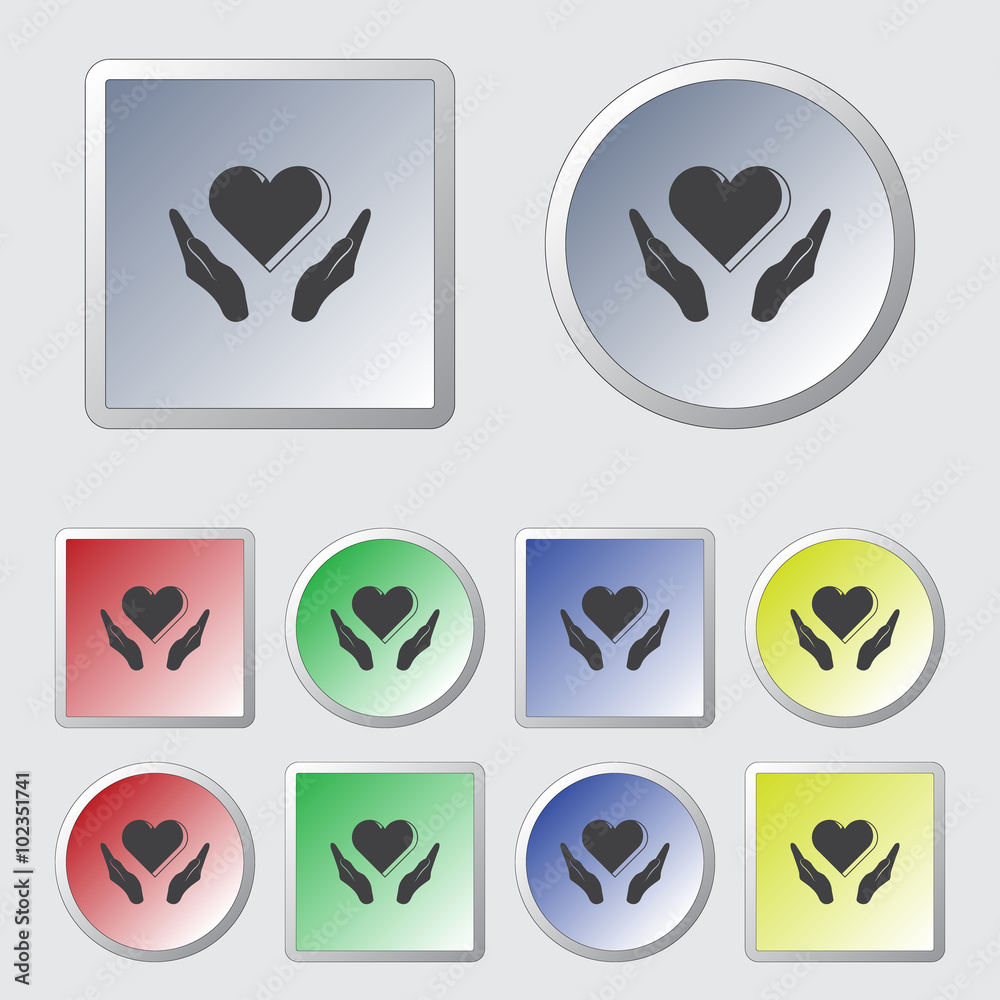 Index love - Valentine's Day vector icon Index love - Valentine's Day vector icon