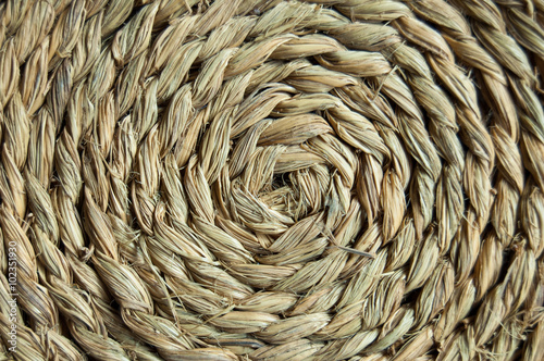 weave wicker spiral