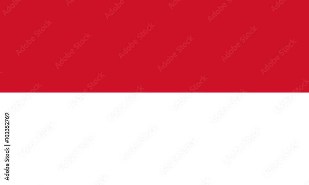 Obraz premium Flag of Indonesia