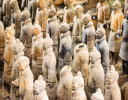 View of the Terracotta Warriors, Xi'an, Shaanxi Province, China