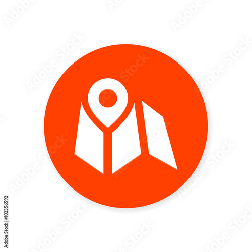 Orange Flat App Icon
