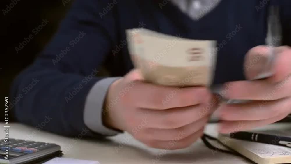 Counting money