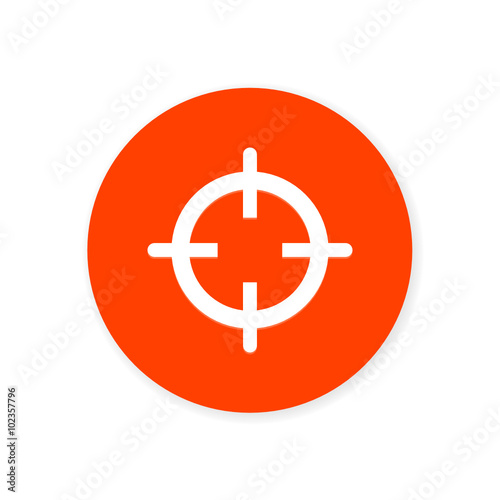 Orange Flat App Icon