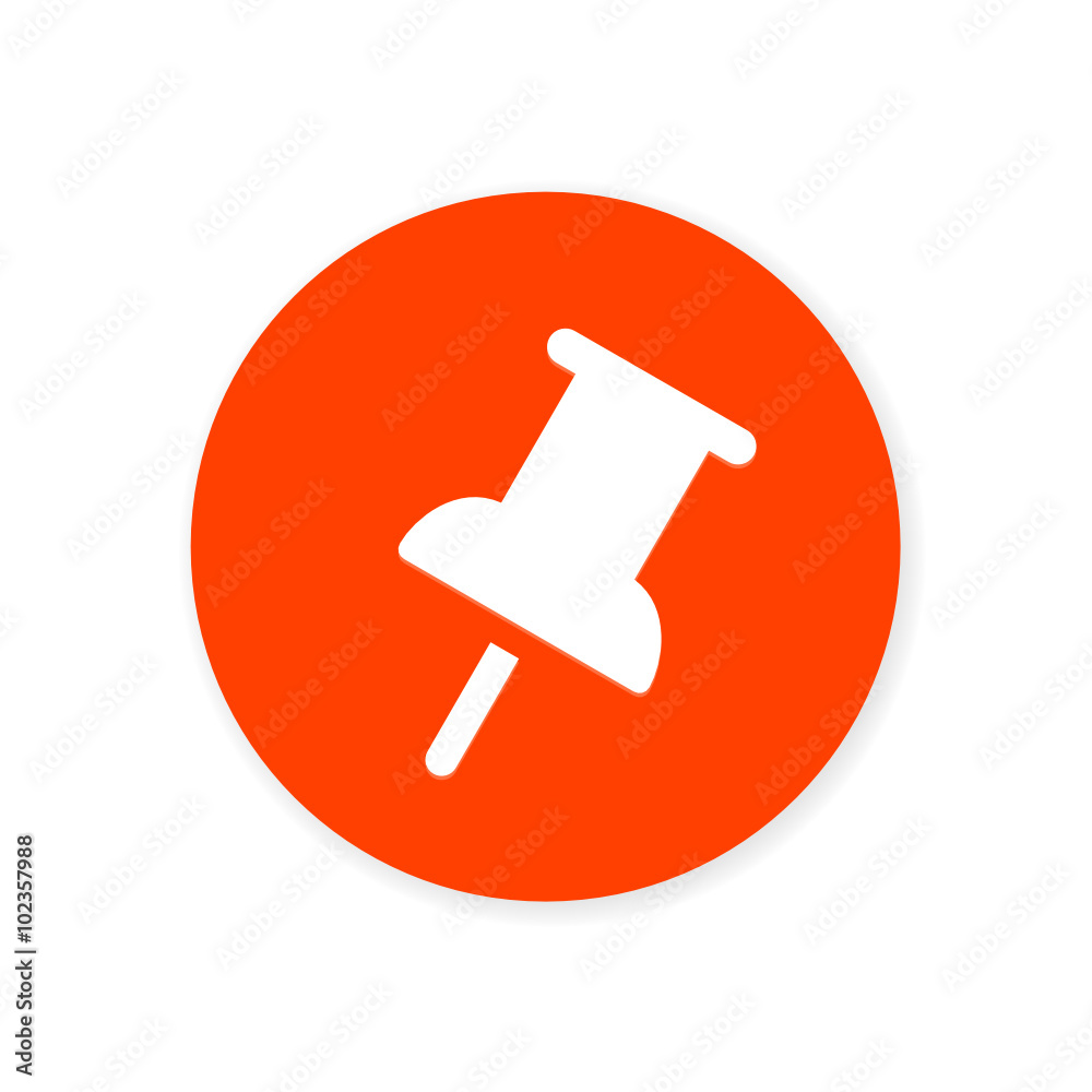 Orange Flat App Icon Orange Flat App Icon