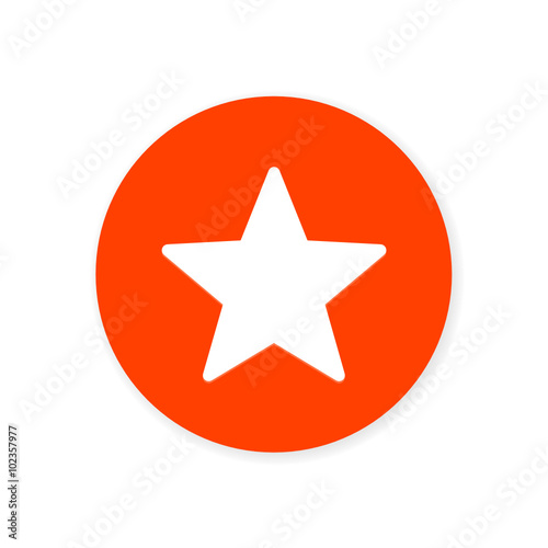 Orange Flat App Icon