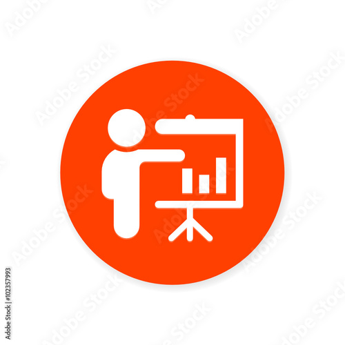 Orange Flat App Icon
