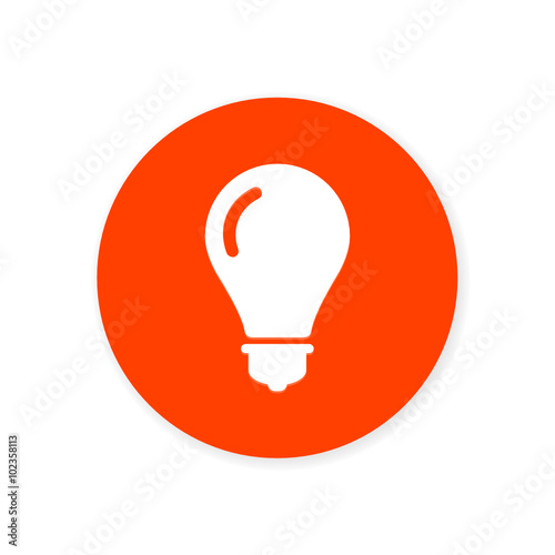 Orange Flat App Icon