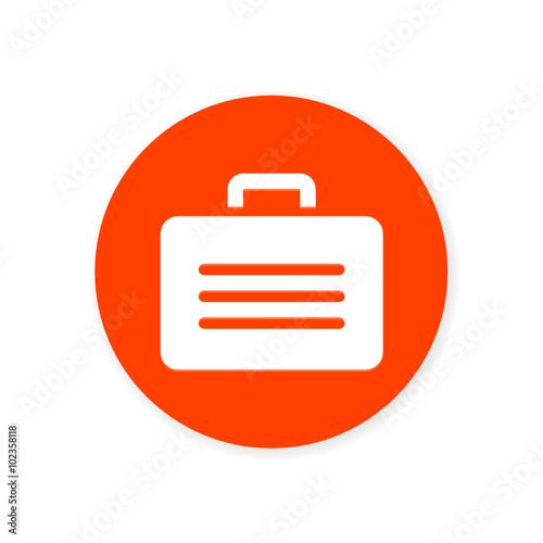 Orange Flat App Icon