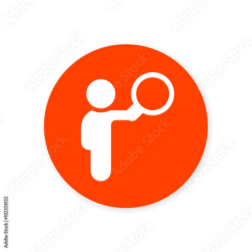 Orange Flat App Icon