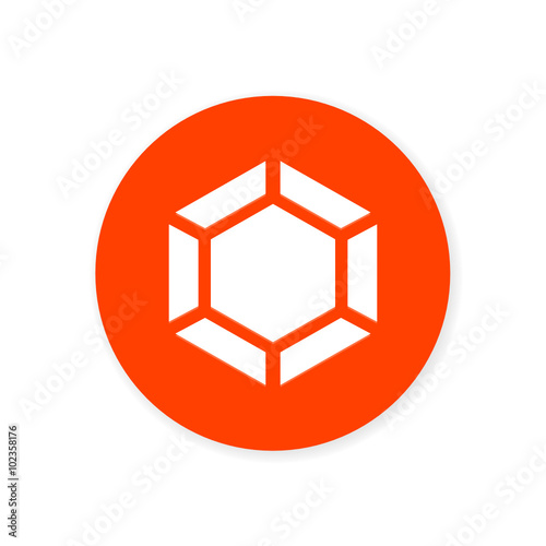 Orange Flat App Icon