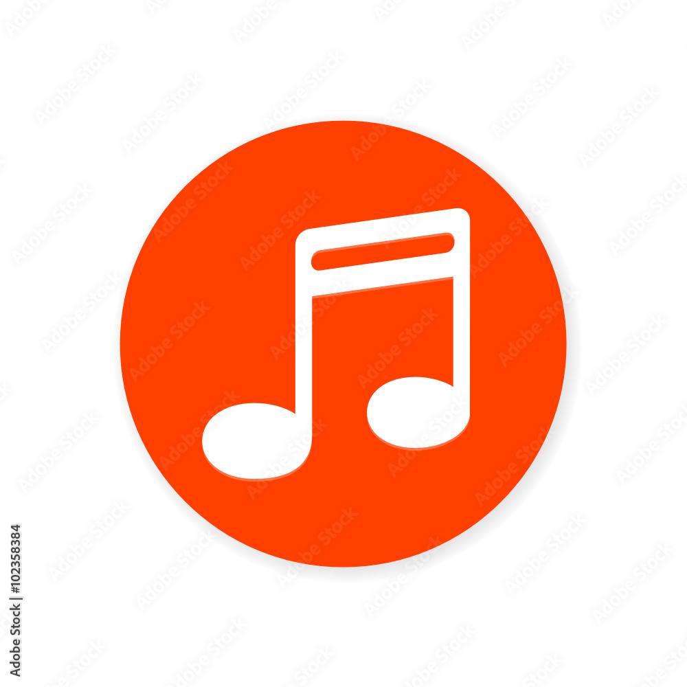 Orange Flat App Icon Orange Flat App Icon