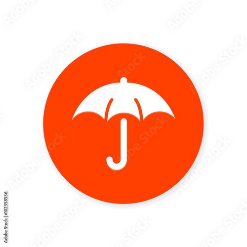 Orange Flat App Icon