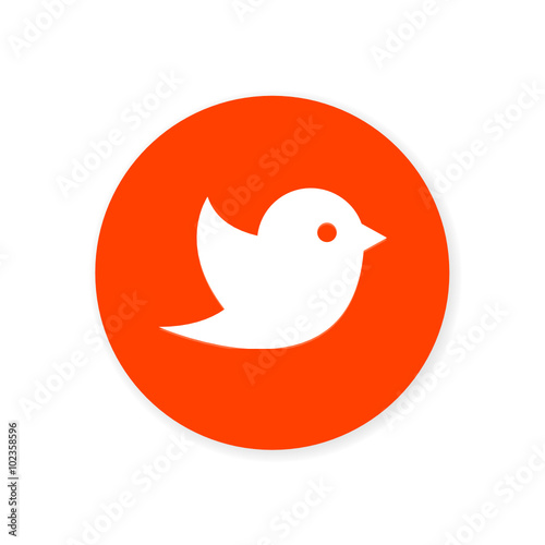 Orange Flat App Icon