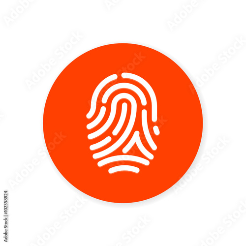 Orange Flat App Icon