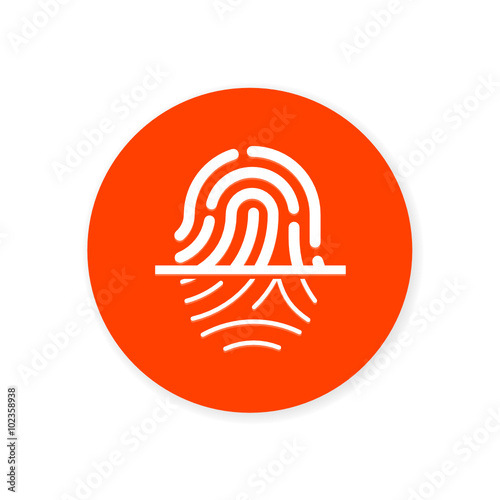 Orange Flat App Icon