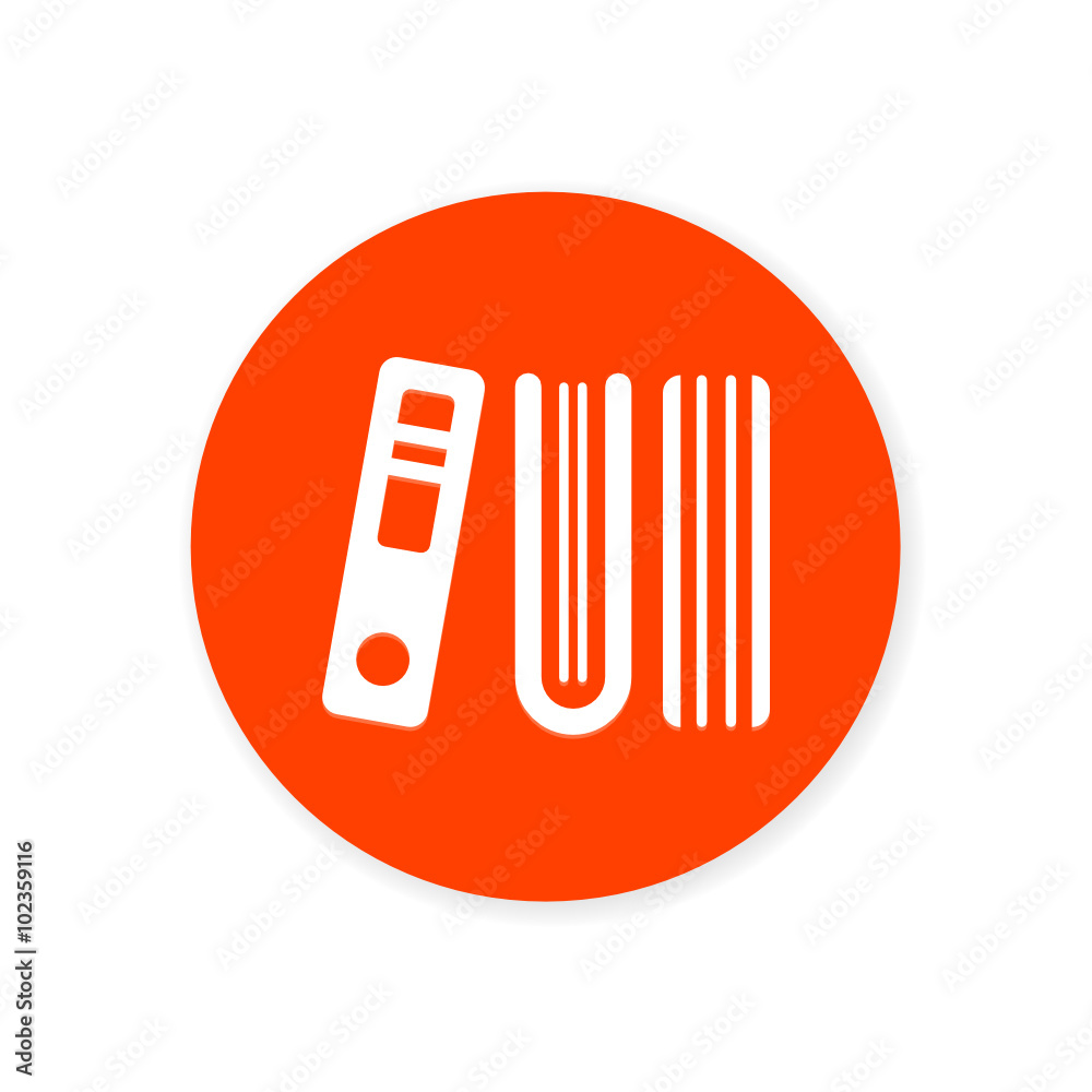Orange Flat App Icon Orange Flat App Icon