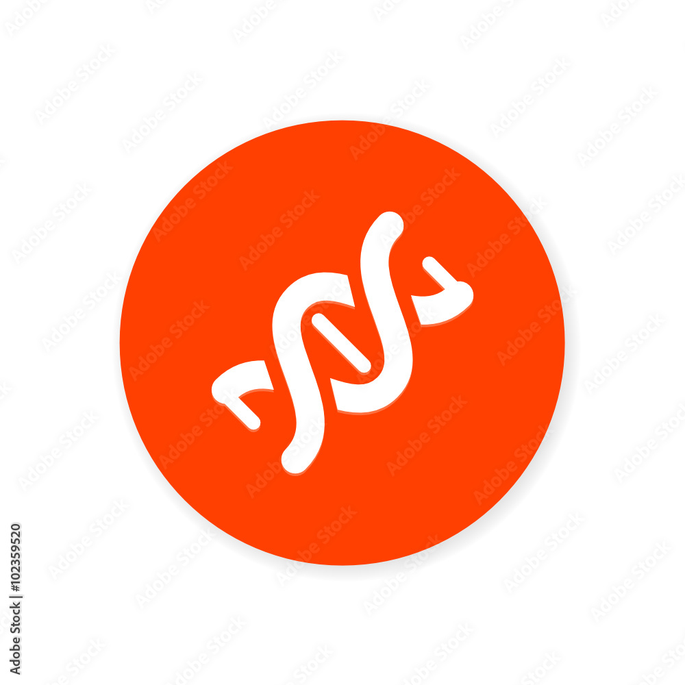 Orange Flat App Icon Orange Flat App Icon