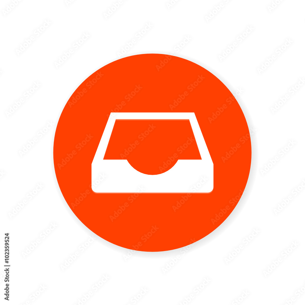 Orange Flat App Icon